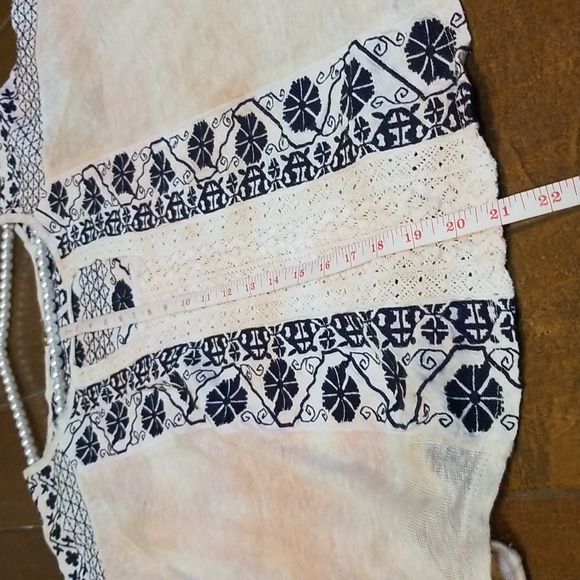 Free People Long Sleeve Embroidered Shirt - Picture 6 of 11